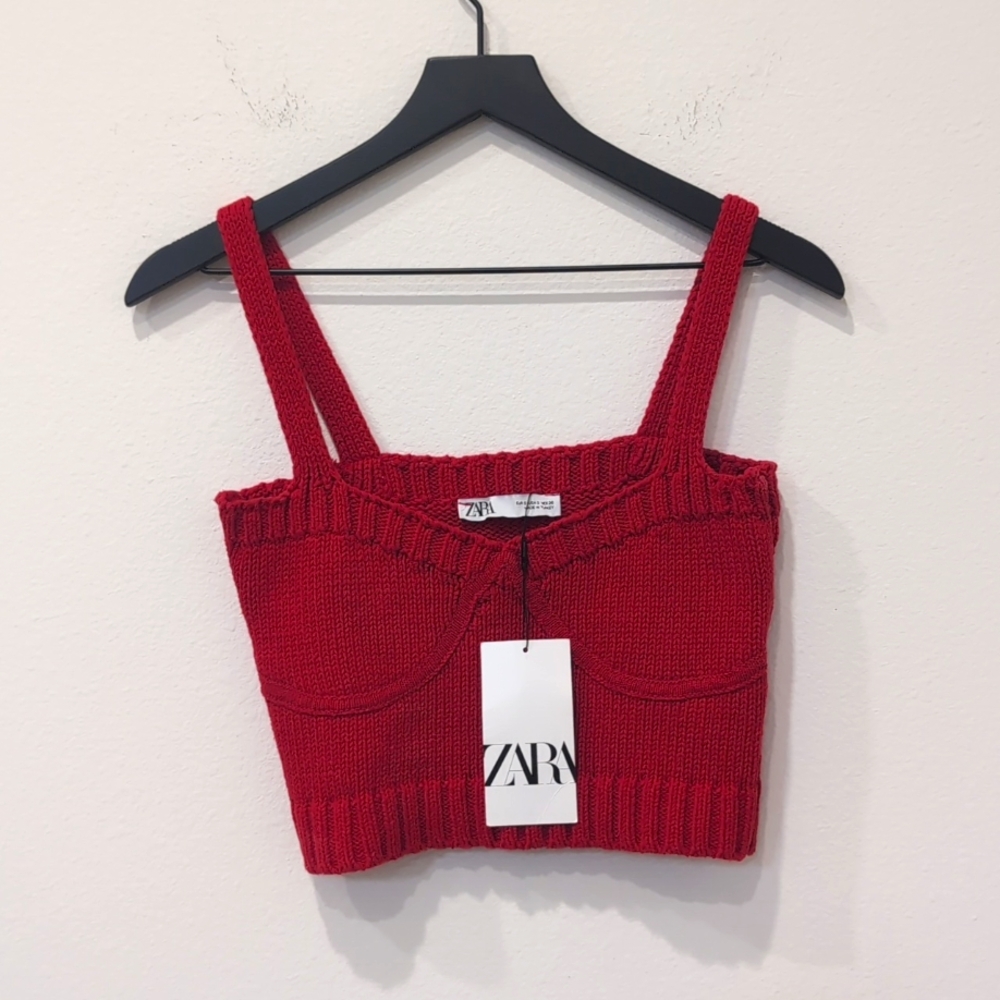 NWT Zara Crop Top - Picture 1 of 6